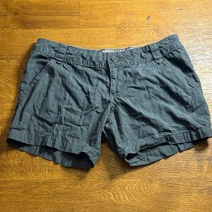 No Boundaries Pinstripe Charcoal Women's Cargo Shorts
